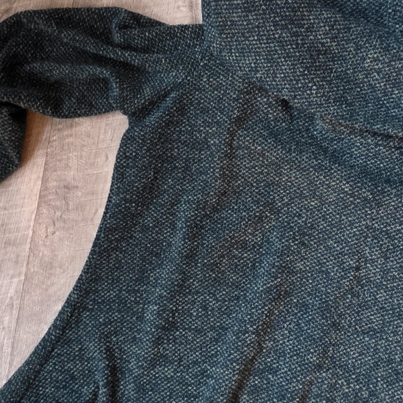 New Directions Women's Teal Cowl Neck Sweater - Picture 3 of 5